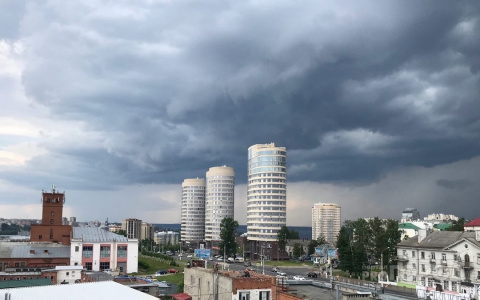 В Чувашии ввели "желтый" уровень опасности из-за града и грозы