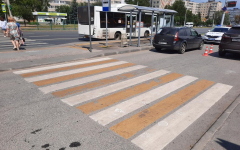 В Чебоксарах на зебре сбили 22-летнюю девушку