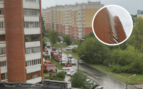 В Чебоксарах после грозы загорелись все электрические щитки 14-этажного дома