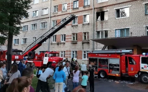 Погибший при пожаре в новочебоксарском общежитии мужчина приходил в гости