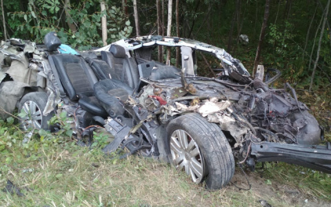 В Шумерлинском районе иномарка влетела под грузовик: водитель погиб