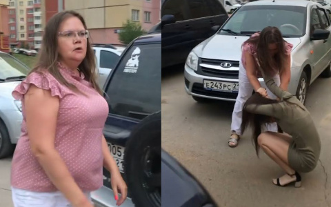 В Чебоксарах женщина преследовала девушку-водителя и напала на нее с кулаками