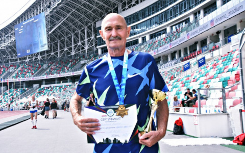 72-летний житель Чувашии установил мировой рекорд по спортивной ходьбе