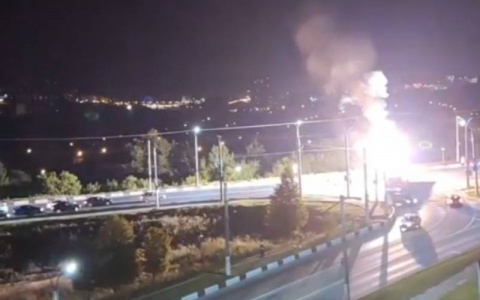 В Юго-Западном районе загорелась троллейбусная сеть