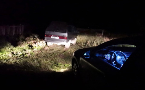 В Чебоксарском районе водитель пытался скрыться от ДПС в лесу