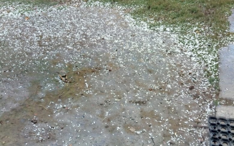 Жители одного из чувашских сел стали свидетелями нетипичного для сентября природного явления