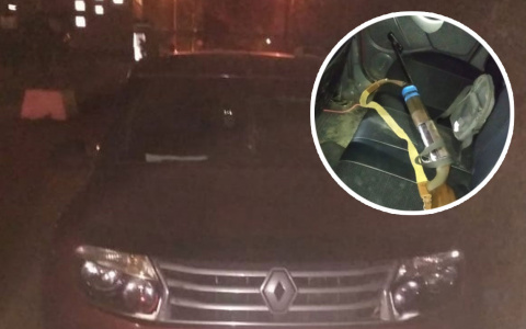 Ночью в Чувашии поймали мужчину с оружием, который ездил зигзагами по полю