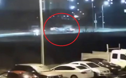 Появился видеомомент лобового ДТП в Чебоксарах