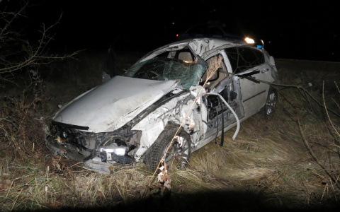 В Шумерлинском районе водитель иномарки вылетел в кювет и погиб