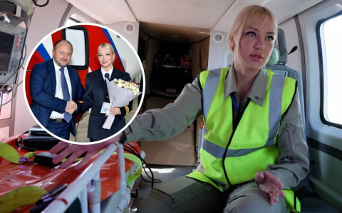 Командиром вертолета санавиации Чувашии стала 22-летняя девушка