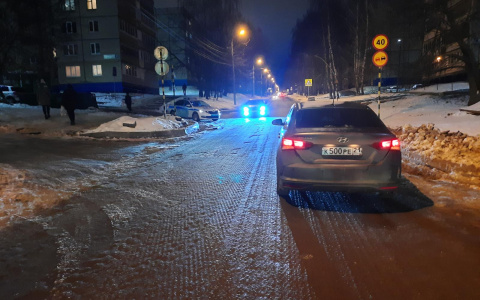 В Чебоксарах женщина угодила под колеса иномарки, когда перебегала дорогу в неположенном месте