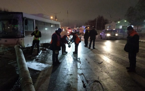 В полиции рассказали, как произошло ДТП на проспекте Мира: автобус полностью заблокировал движение