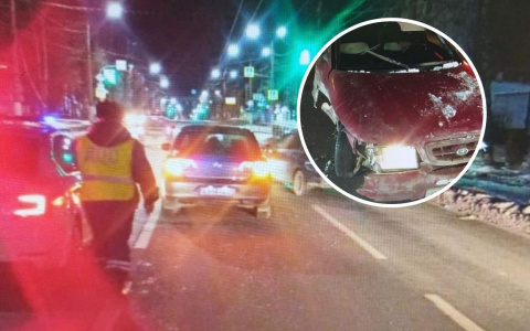 В Чебоксарах пьяный водитель на “десятке” за минуту устроил два ДТП