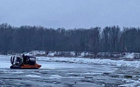 В Алатыре школьника унесло на льдине по Суре