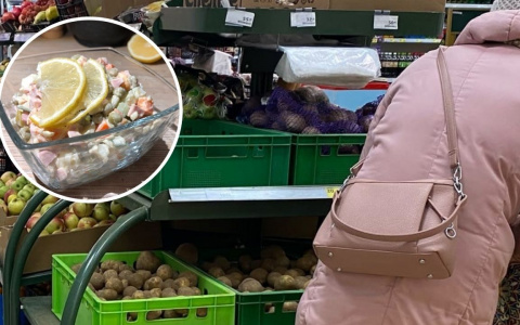 Стоимость салата оливье в 2021 году в Чувашии выросла на 59 рублей