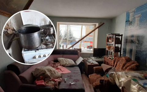 Назвали предварительную причину утреннего взрыва в многоквартирном доме в Аликово