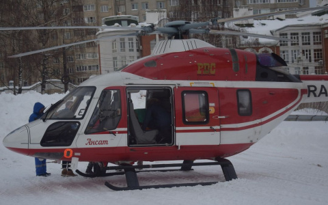 В Чувашии опять летает вертолет санавиации: в этом году уже спасли одного пациента