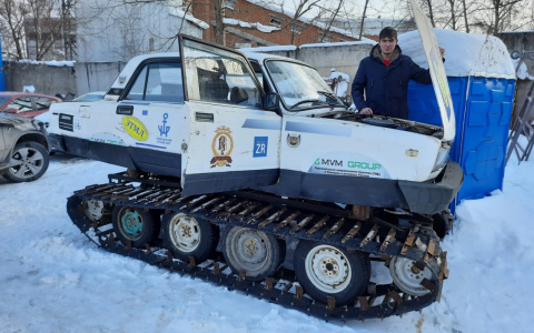 Изобретатели из Чувашии сделали вездеход из старой "Лады": "Ничего сложного, это как велосипед"