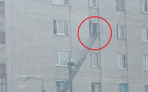 В центре Новочебоксарска загорелось общежитие