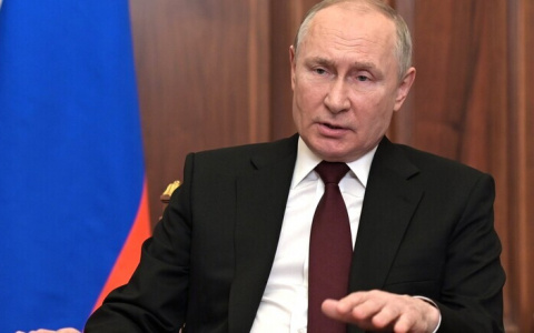 Путин утром обратился с экстренным видеообращением