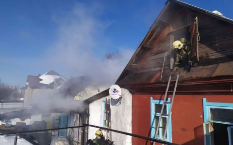 В охваченной пламенем бане 8 Марта пострадала чебоксарка