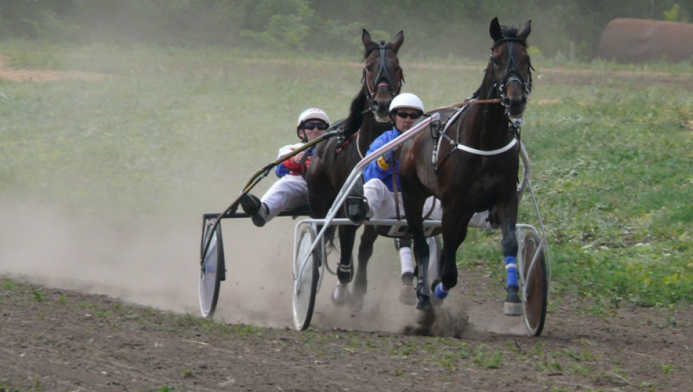 Фоторепортаж: в Чебоксарском районе прошли конные гонки