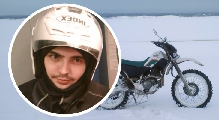 Стало известно, как в Чувашии мотоциклист попал в снежный плен на Волге