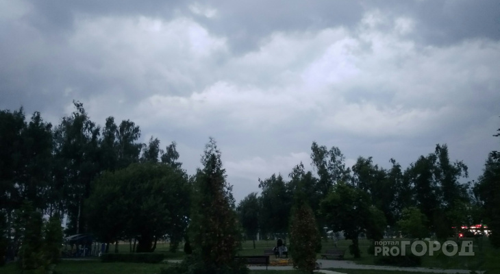 В воскресенье в Чувашии ожидается нежаркая и дождливая погода