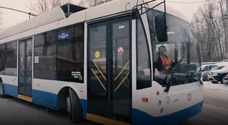На улицы Чебоксар вышли списанные московские троллейбусы