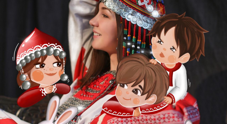 Девушка необычно рисует чувашских красавиц и этим завоевала любовь в 