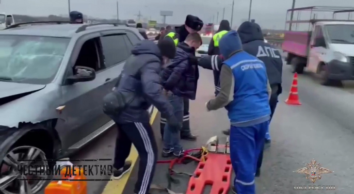 Житель Чувашии устроил гонки со стрельбой в Москве: появились кадры задержания