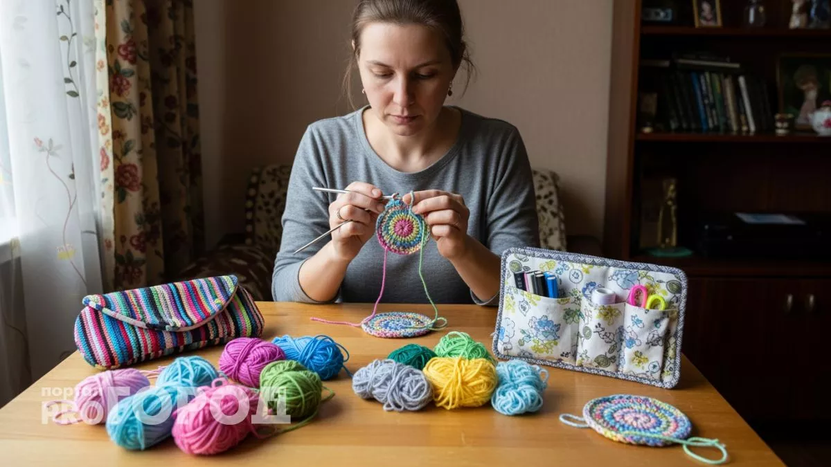 Моя соседка превращает клубки остатков пряжи в полезные домашние штуки – показываю, как повторить