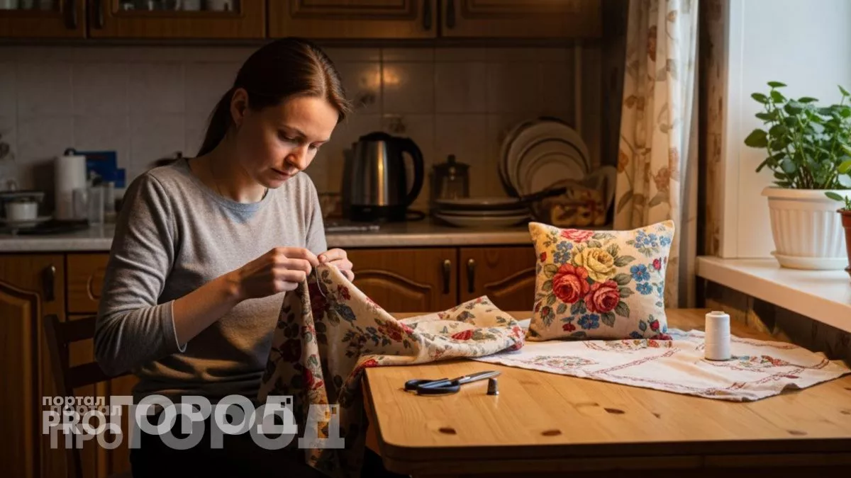 Не выбрасывайте старые шторы: из них получаются красивые вещи для быта