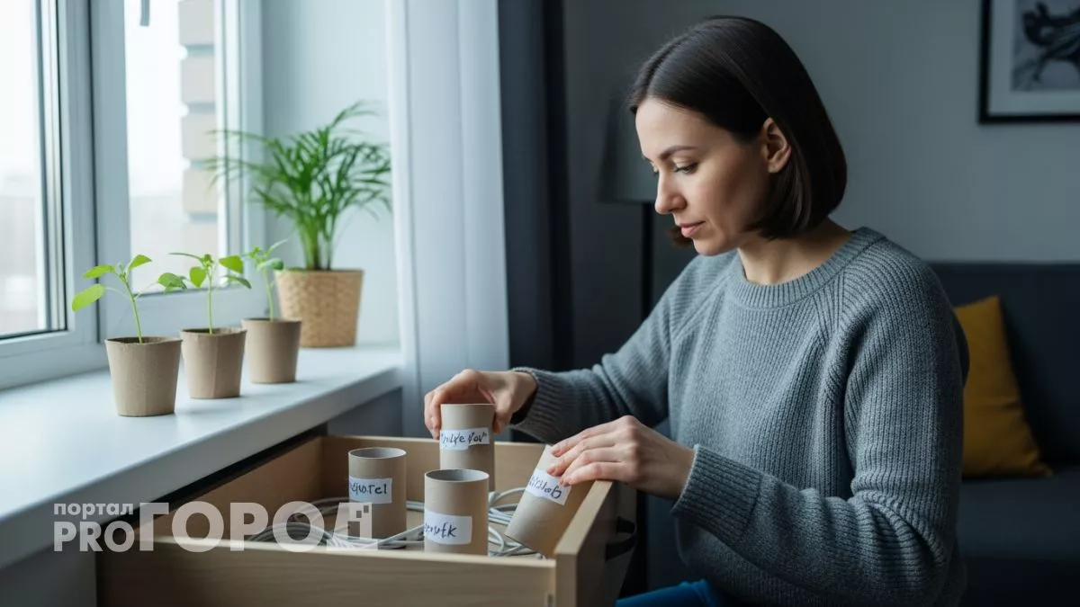 Бумажные втулки лежали без дела, пока не узнала эти шесть хитростей для идеального порядка дома