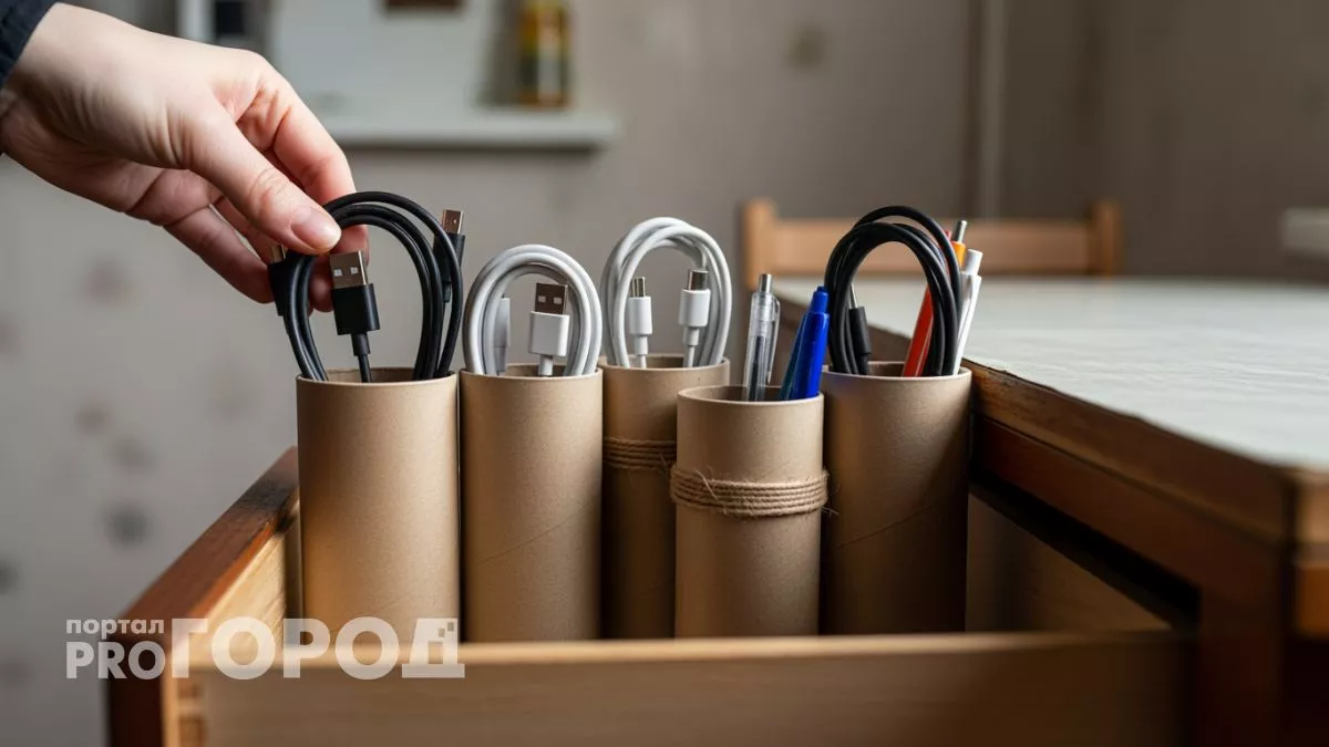 Обычный мусор из туалета становится системой хранения и избавляет от походов в магазин за органайзерами