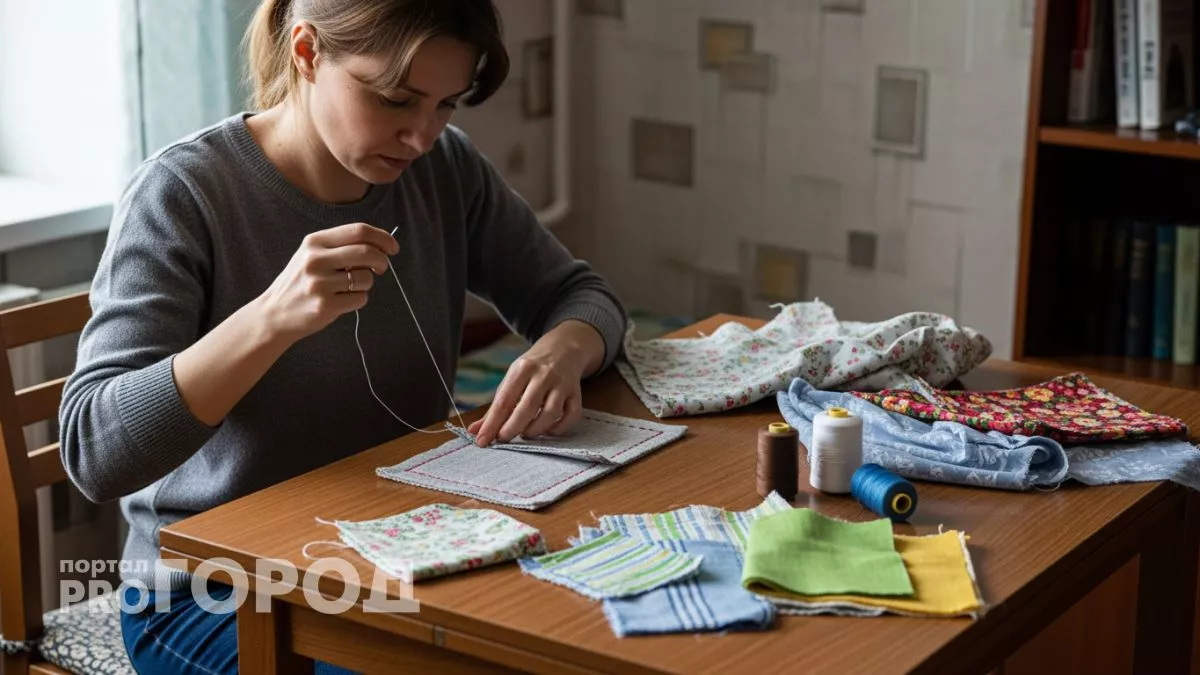 Старая футболка и час времени превращаются в декор, который соседи просят сделать и им