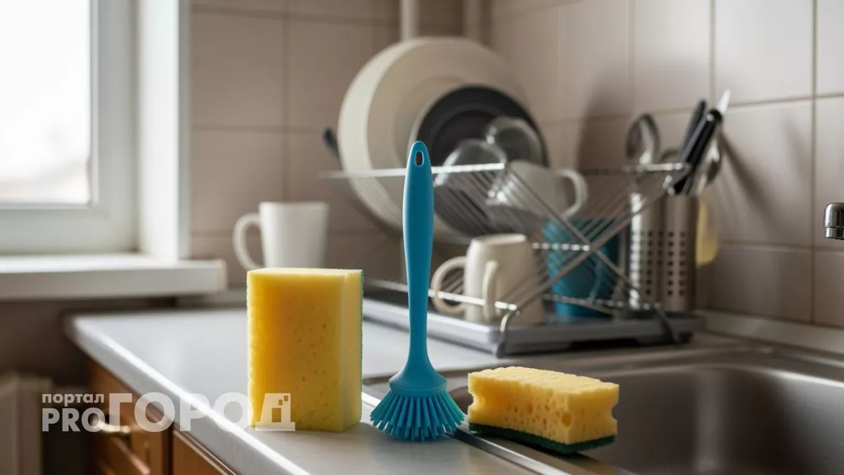 Мама научила меня простому правилу выбора губок по цвету и теперь посуда моется в два раза быстрее