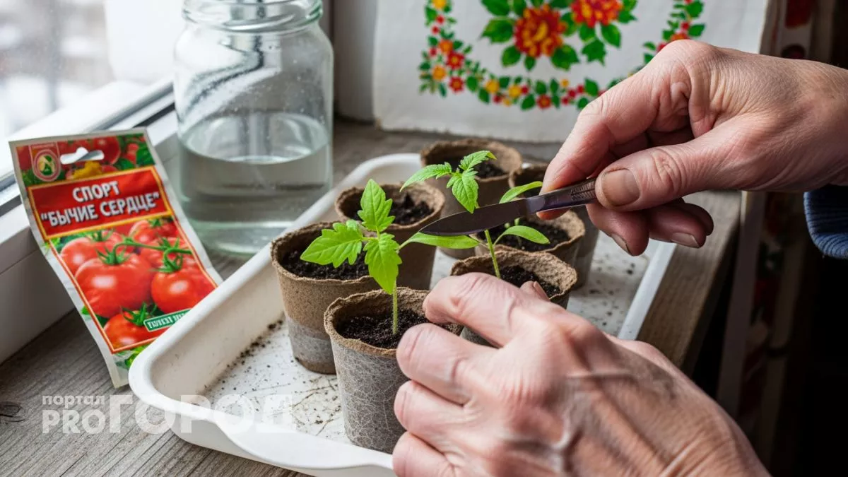Срезал рассаду томатов наполовину и забыл про нее: через месяц соседи просят рецепт моих помидоров-гигантов