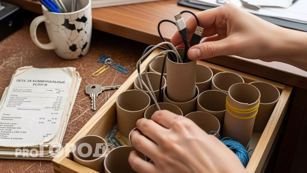 Собираю картонные втулки месяцами и превращаю их в идеальные органайзеры вместо покупки дорогих систем