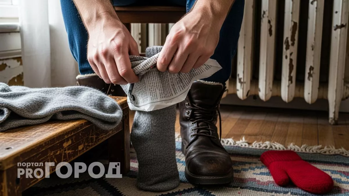 Охотники с Урала кладут в валенки мятую газету и их ноги остаются теплыми даже при минус тридцати