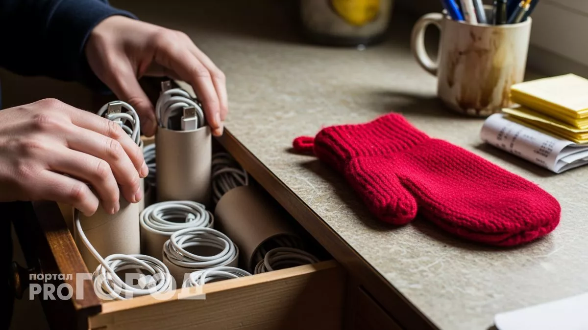 Картонные втулки заменили мне половину покупных органайзеров и теперь экономлю тысячи рублей в год