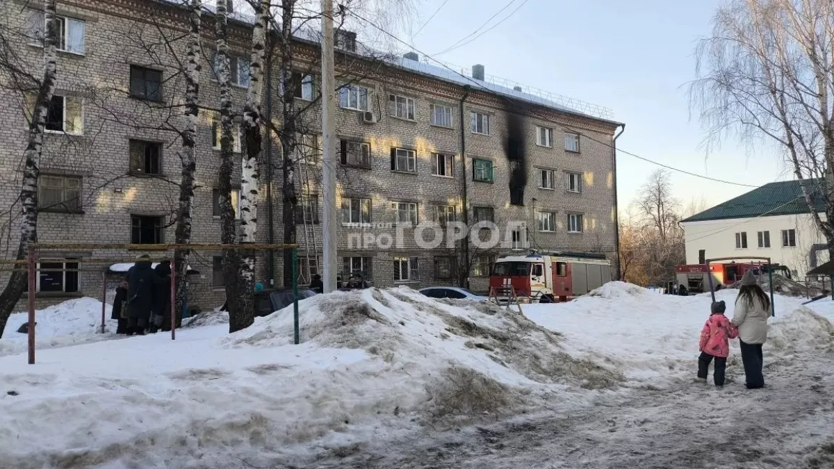 В Чебоксарах вспыхнуло общежитие