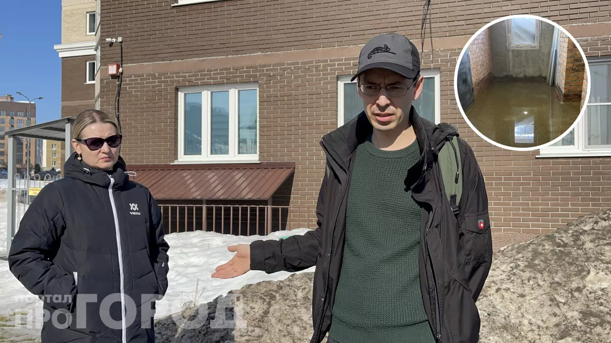 В Чебоксарах подвал жилого дома затапливает вода из прохудившихся труб, но управляющая компания игнорирует обращения