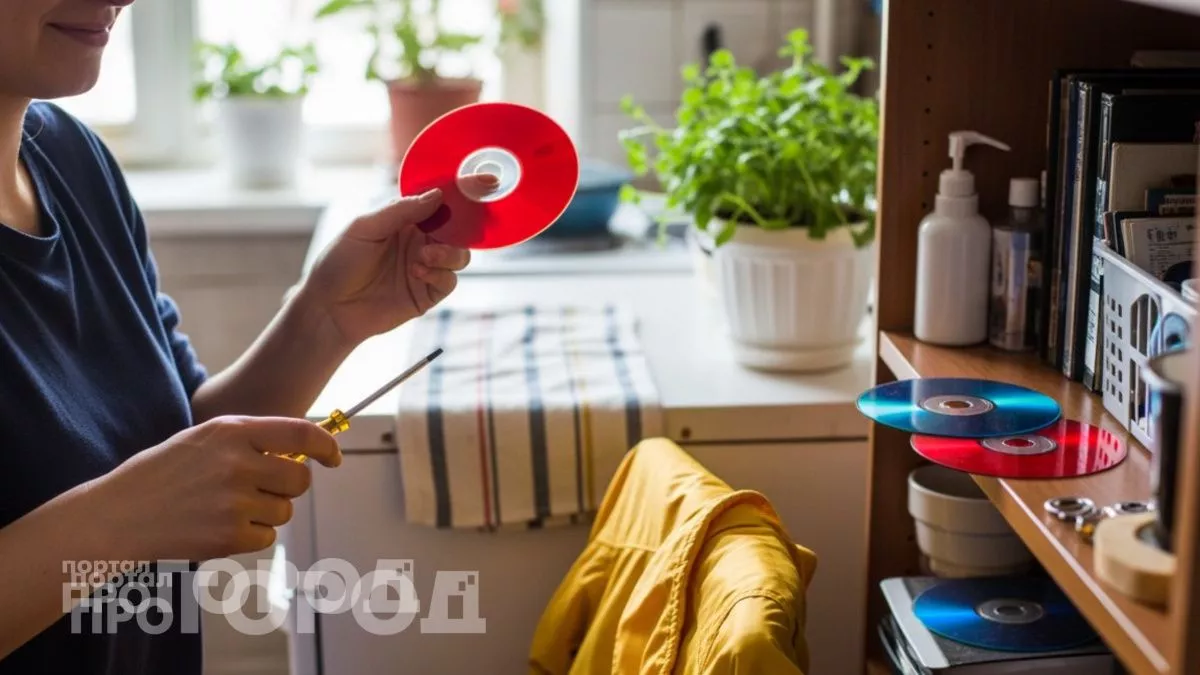 Старые CD-диски не выкидываю: вот как они выручают в быту – сделать очень просто