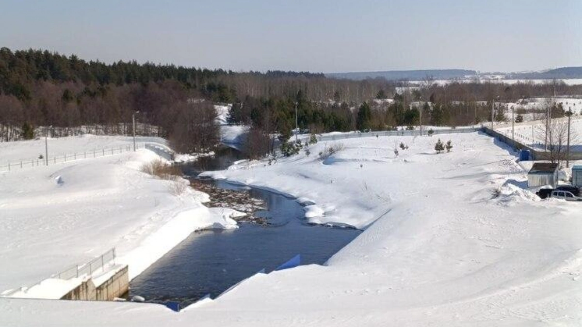 Рекордные снегопады угрожают 57 деревням Чувашии весенним половодьем