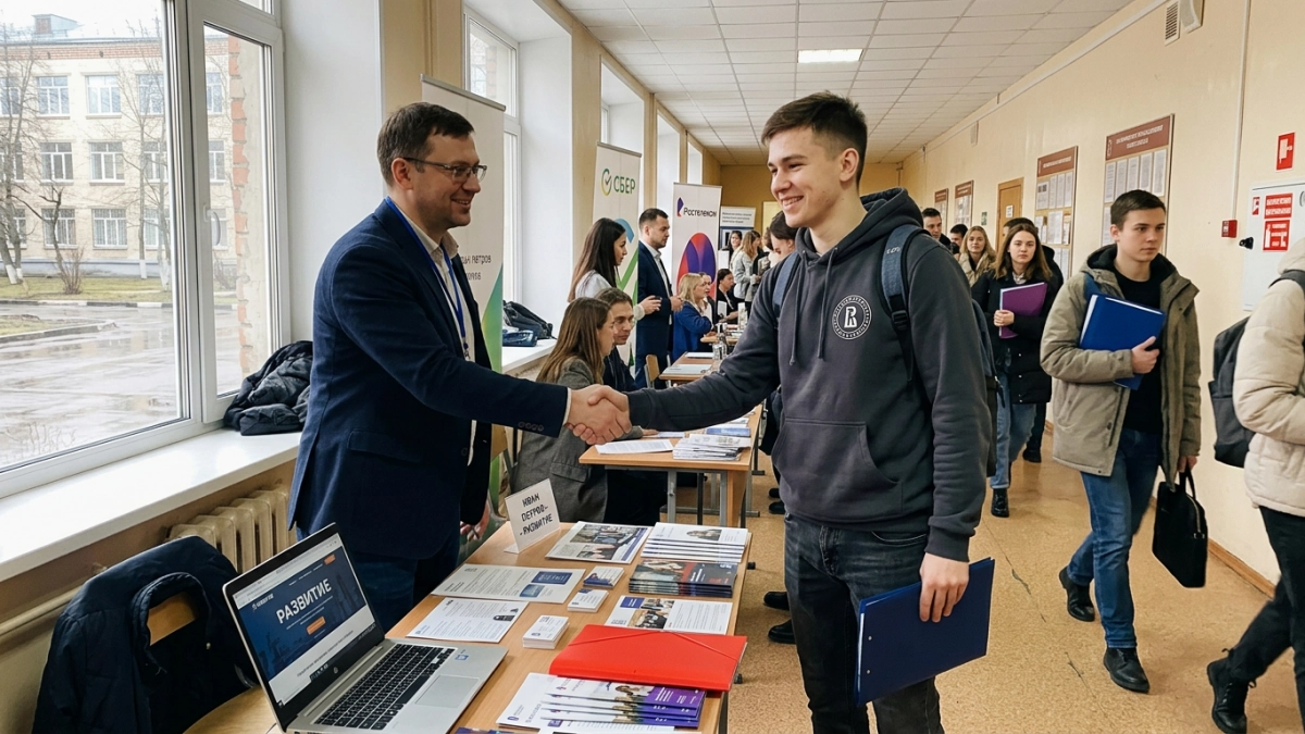 Сотни студентов получили приглашения на работу на Ярмарке вакансий в Чебоксарах
