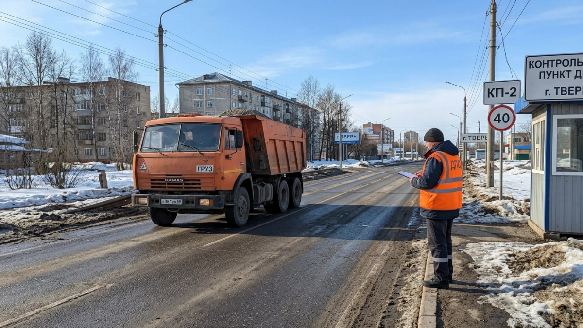 С 30 марта грузовики тяжелее 6 тонн ограничат в Чебоксарах
