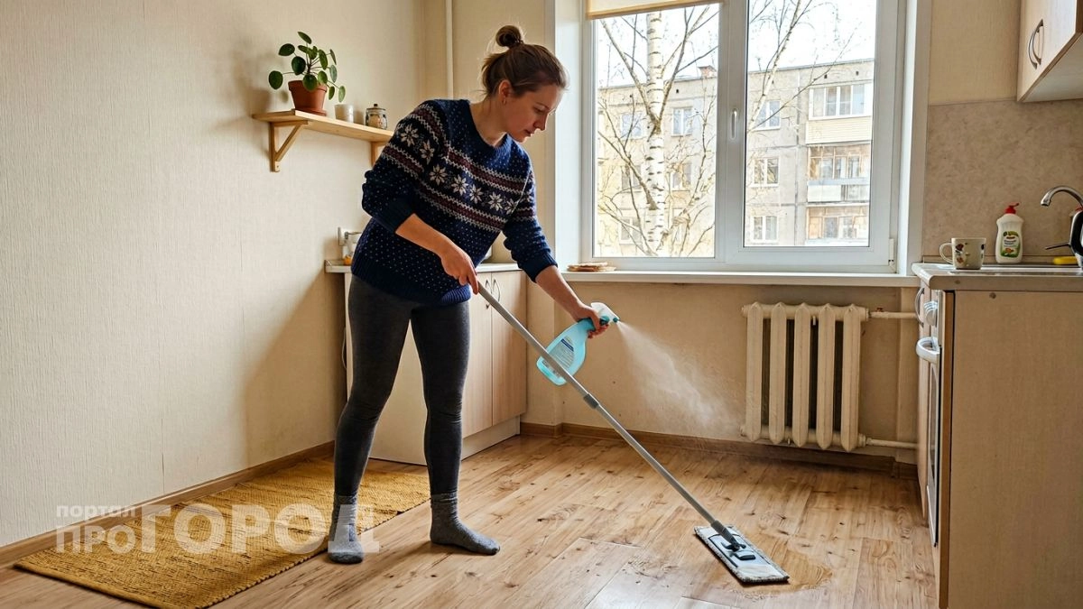 Перестала таскать тяжелое ведро с водой и теперь отмываю полы до блеска вдвое быстрее с ароматом лаванды