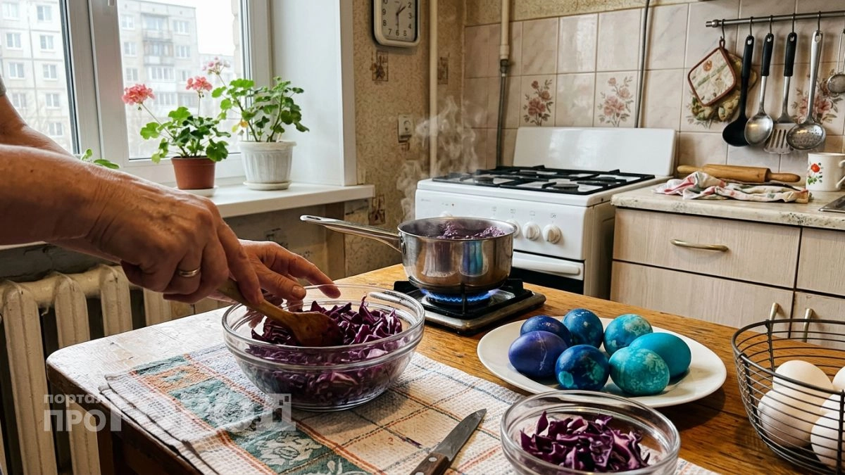 Заменила привычные красители на этот простой метод, и теперь космический цвет пасхальных яиц собирает все комплименты