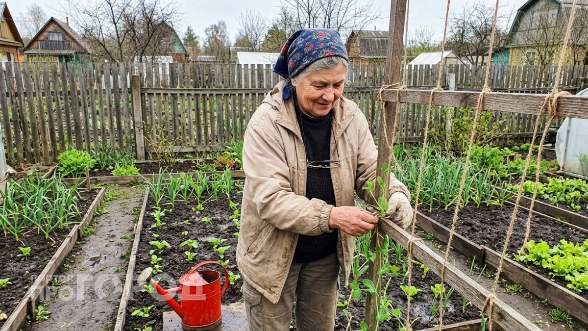 Посадила горох одним хитрым способом — теперь дети едят его прямо с куста и не просят конфеты